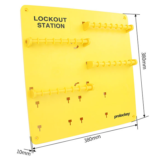 Bảng Quản Lý Khóa LOTO PROLOCKEY LS23 – 32 Vị Trí Treo Khóa, Trạm Lockout Dạng Mở — ảnh 4