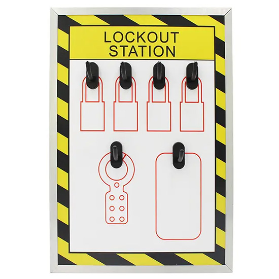 Trạm Quản Lý Khóa LOTO PROLOCKEY LS51 – Bảng Shadow Board 4 Khóa, 1 Hasp, 1 Móc Thẻ — ảnh 4