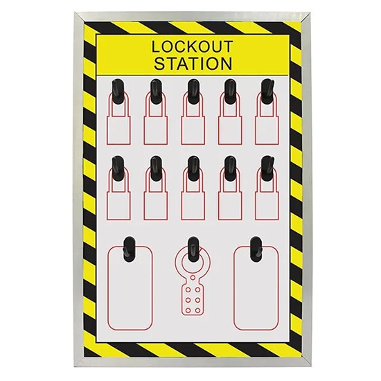 Trạm Quản Lý LOTO PROLOCKEY LS52 – Bảng Shadow Board có sơ đồ vị trí 360 × 540mm