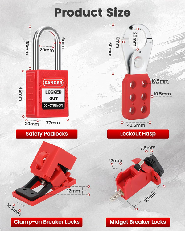 Bộ Khóa LOTO Cá Nhân Bảo Trì Điện PROLOCKEY LG04 — ảnh 4