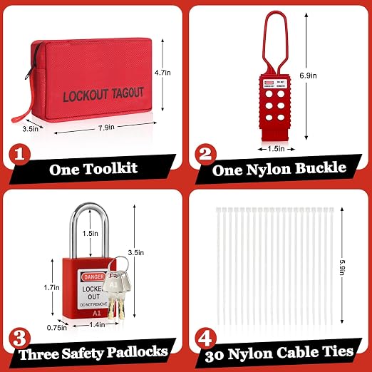 Bộ Khóa LOTO Điện PROLOCKEY KT-E332320 | Lockout Tagout Kit — ảnh 4