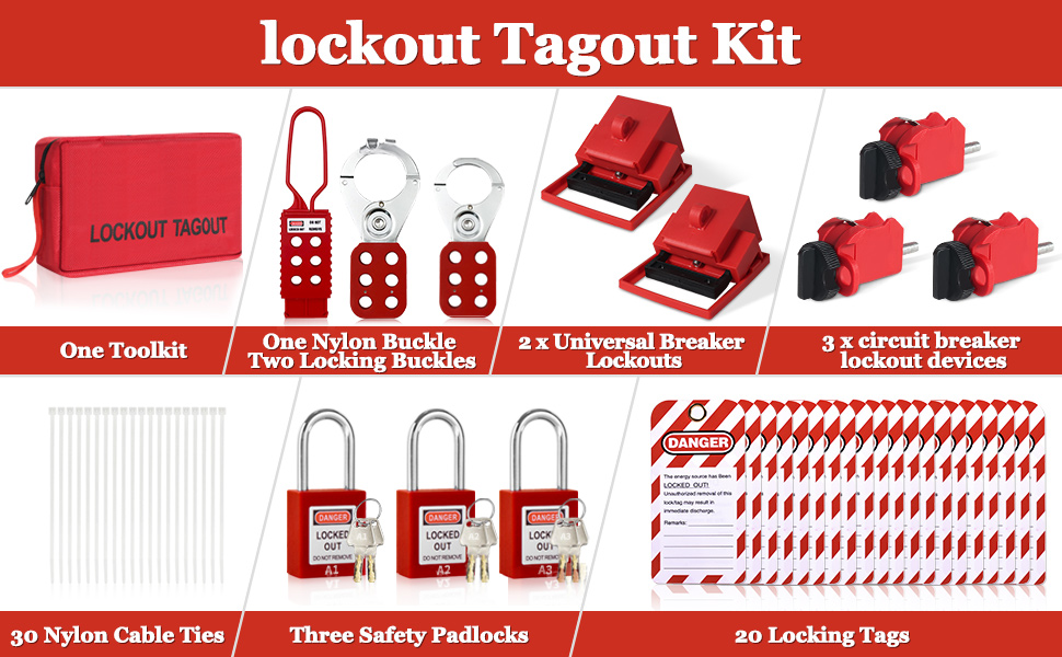 Bộ Khóa LOTO Điện PROLOCKEY KT-E332320 | Lockout Tagout Kit — ảnh 3