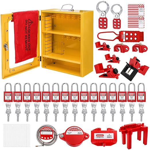 Bộ Khóa LOTO Điện & Van PROLOCKEY KT-19PS0EP4435 – Bộ Khóa An Toàn Công Nghiệp Đầy Đủ