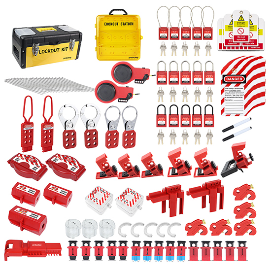 Bộ Khóa LOTO Cho Đội Khoan 101 Chi Tiết PROLOCKEY PLKSET-1