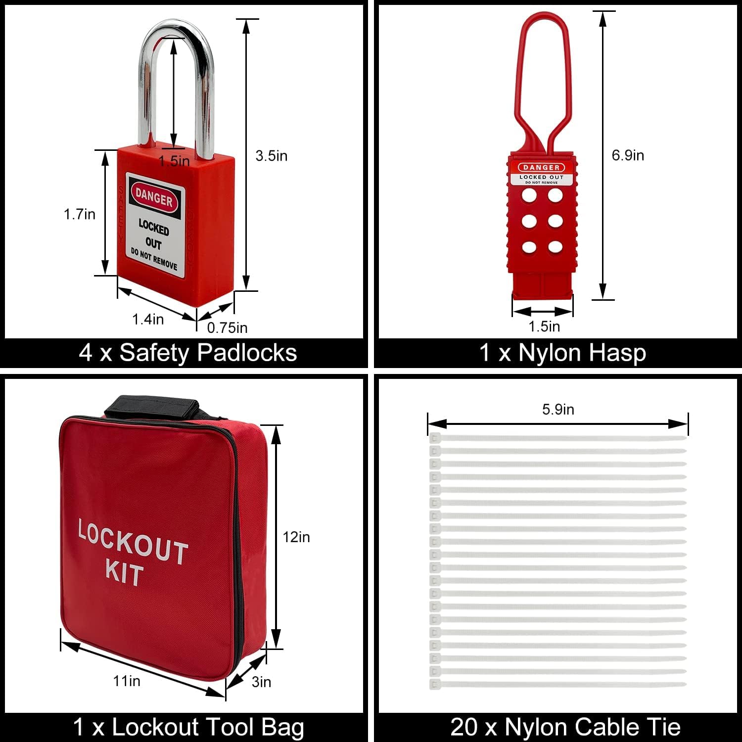 Bộ LOTO Điện 31 Chi Tiết PROLOCKEY KT-E3123082026 — ảnh 4