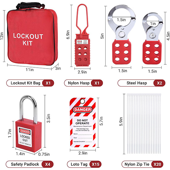 Bộ LOTO Điện 56 Chi Tiết PROLOCKEY TK-E56238226 — ảnh 3
