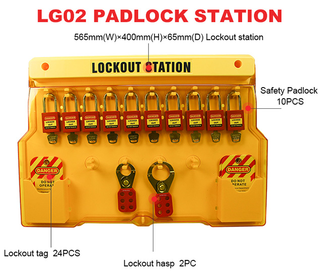 Bộ Trạm Quản Lý Khóa LOTO PROLOCKEY LG02 — ảnh 3