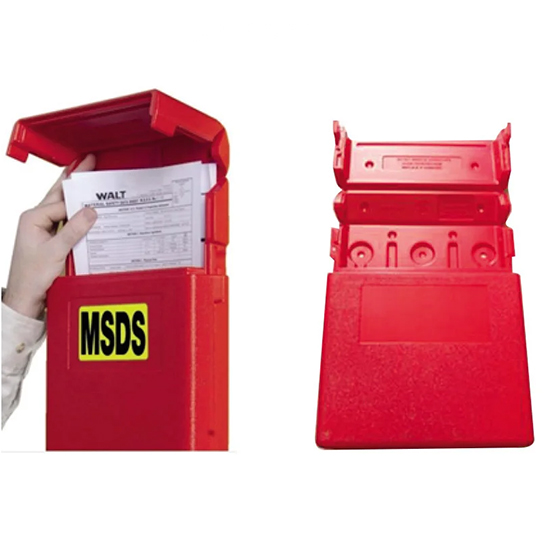 Hộp đựng tài liệu MSDS LOTO treo tường PROLOCKEY POCKET-A4-RED