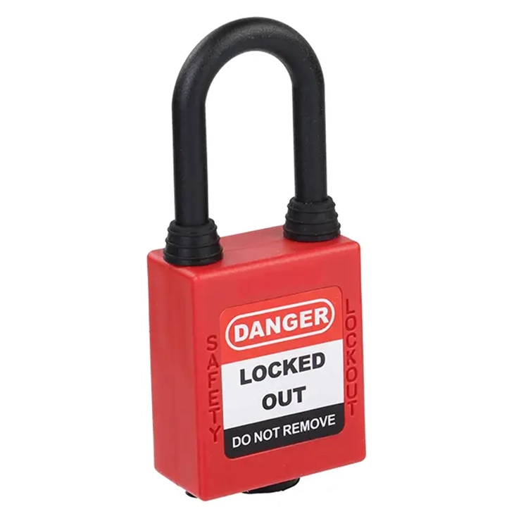 Ổ khóa LOTO chống bụi cách điện PROLOCKEY P38PDP – Càng nylon Ø6,2 mm, cao 38 mm