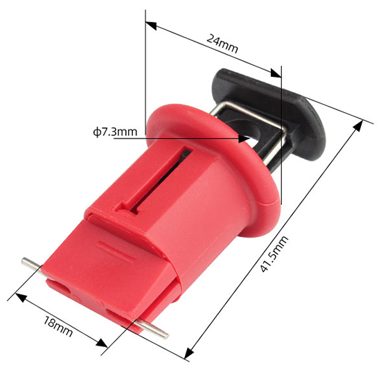 Khóa aptomat tép khoảng cách giữa các lỗ chốt ≤20mm PROLOCKEY POEW — ảnh 4