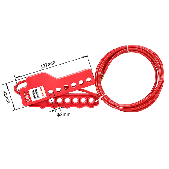 Khóa cáp dạng tay cầm PROLOCKEY CB05 – Khóa LOTO kinh tế, khóa đồng thời 6 người — ảnh 4