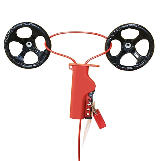 Khóa cáp dạng tay cầm PROLOCKEY CB09 – Khóa cáp LOTO 4 người 5mm x 2.4m