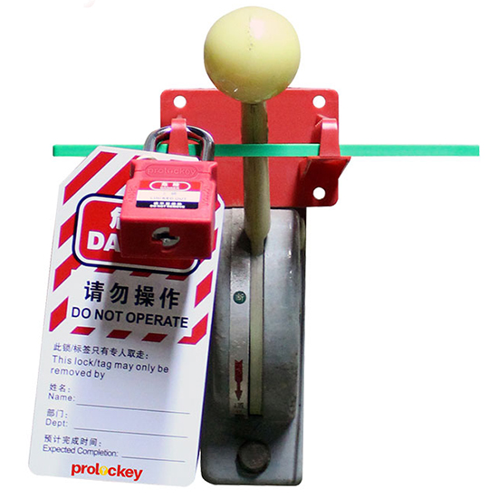 Khóa LOTO cầu dao cách ly có kích thước tay gạt từ 35-85mm PROLOCKEY ECL11