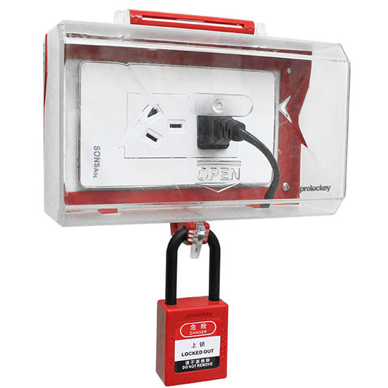 Khóa công tắc tường PROLOCKEY WSL02 – Thiết bị LOTO bảo vệ công tắc điện