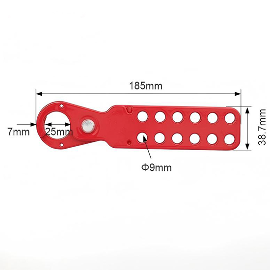 Khóa nhóm an toàn thép 12 người PROLOCKEY ESH12 – Lockout Hasp ngàm 25mm — ảnh 4