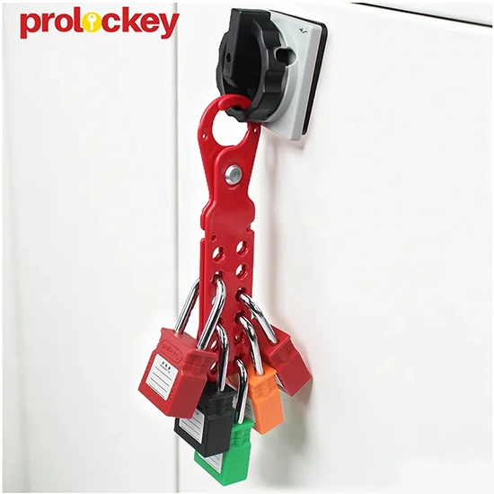 Khóa nhóm an toàn thép 12 người PROLOCKEY ESH12 – Lockout Hasp ngàm 25mm