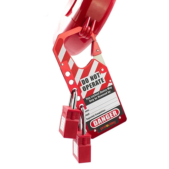 Khóa nhóm nhôm có nhãn dạng gài PROLOCKEY LAH11 – Lockout Hasp 5 người