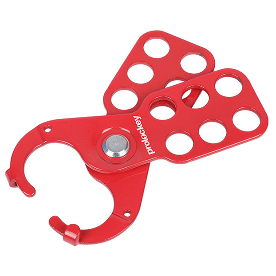 Khóa nhóm ngàm thép 25mm có chốt chống mở PROLOCKEY ESH01-H – Lockout Hasp 6 người — ảnh 3