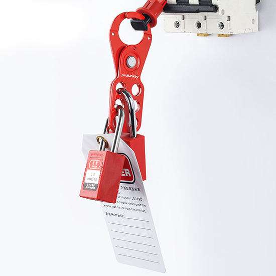 Khóa nhóm an toàn ngàm thép 25mm PROLOCKEY ESH01 – Lockout Hasp 6 người