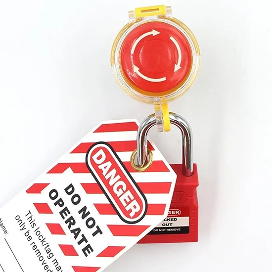 Khóa LOTO nút nhấn, nút dừng khẩn cấp 30mm PROLOCKEY SBL02-D30