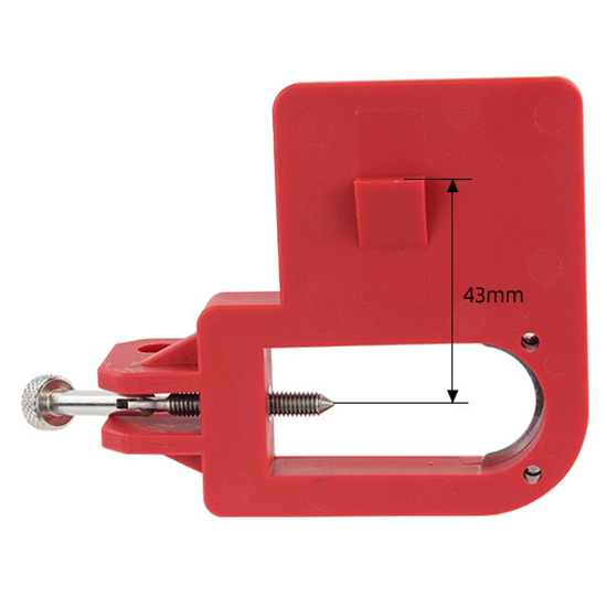 Khóa MCCB cỡ lớn PROLOCKEY CBL201-H – Khóa máy cắt tay gạt cao 43mm LOTO — ảnh 4