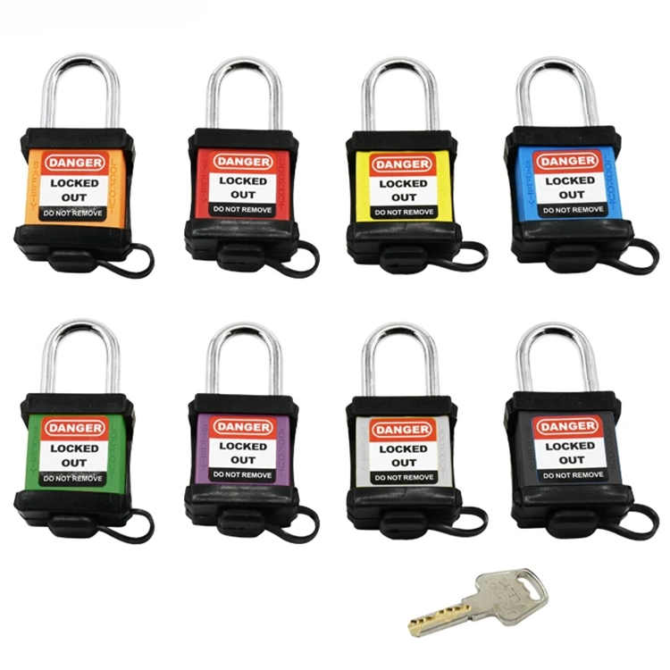 PROLOCKEY P38SR1 – Ổ khóa an toàn chống bụi có nắp silicon, càng thép mạ crom
