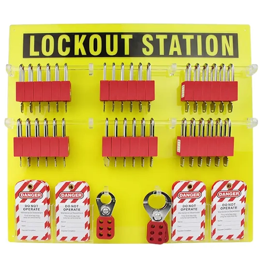 Trạm Khóa LOTO PROLOCKEY LG10 | 36 Khóa An Toàn + 4 Hasp + 48 Thẻ