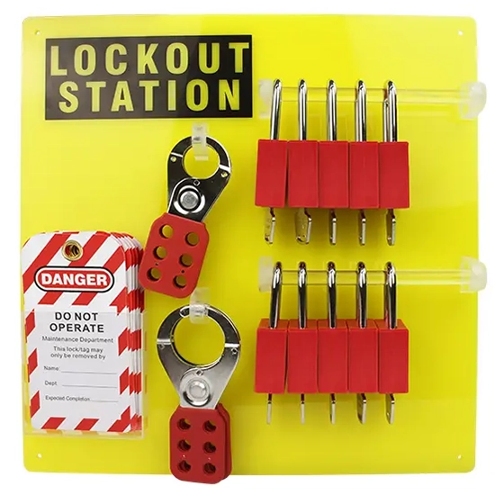 Trạm LOTO PROLOCKEY LG08 | 10 Khóa + 4 Hasp + 12 Thẻ LT03