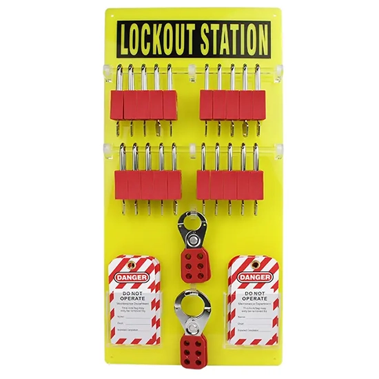 Trạm LOTO PROLOCKEY LG09 | 20 Khóa P38S-RED + Hasp + 24 Thẻ
