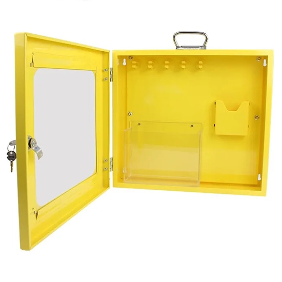 Trạm quản lý khóa LOTO kim loại PROLOCKEY LK42 – 5 móc, chứa tối đa 10 khóa