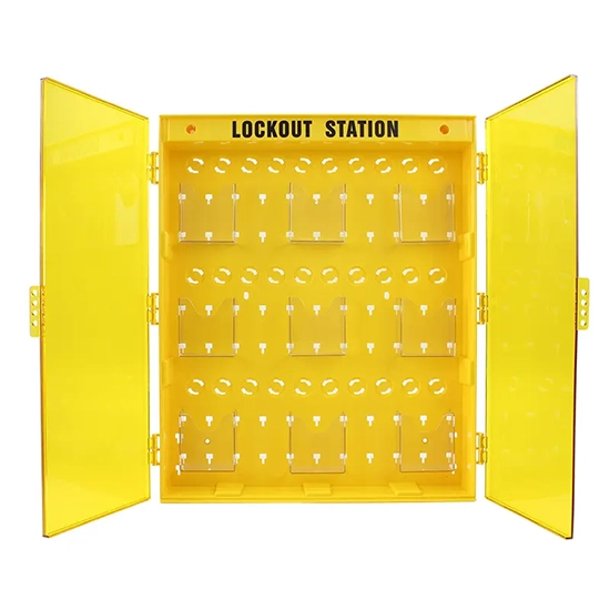 Trạm quản lý khóa LOTO PROLOCKEY LS14: 9 túi treo thẻ trong suốt