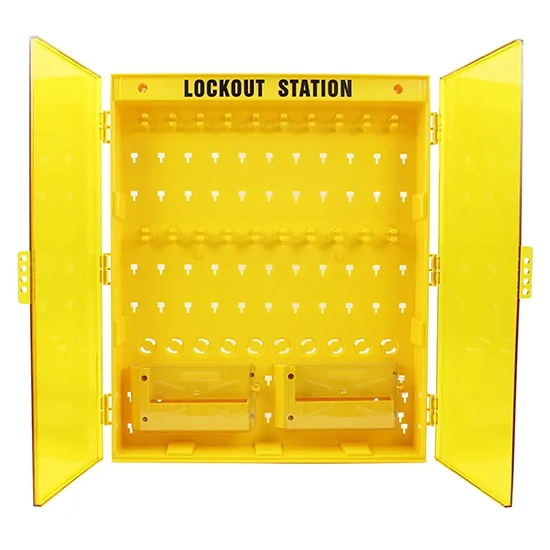 Trạm quản lý khóa LOTO PROLOCKEY LS17: 20 vị trí treo khóa và 2 túi đựng điện thoại
