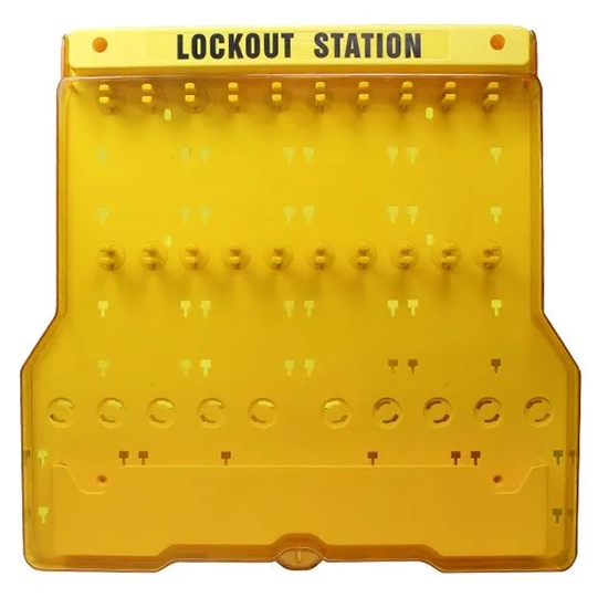 Trạm quản lý khóa LOTO PROLOCKEY LS33 – 20 vị trí khóa, ngăn chứa thiết bị khóa thân dài