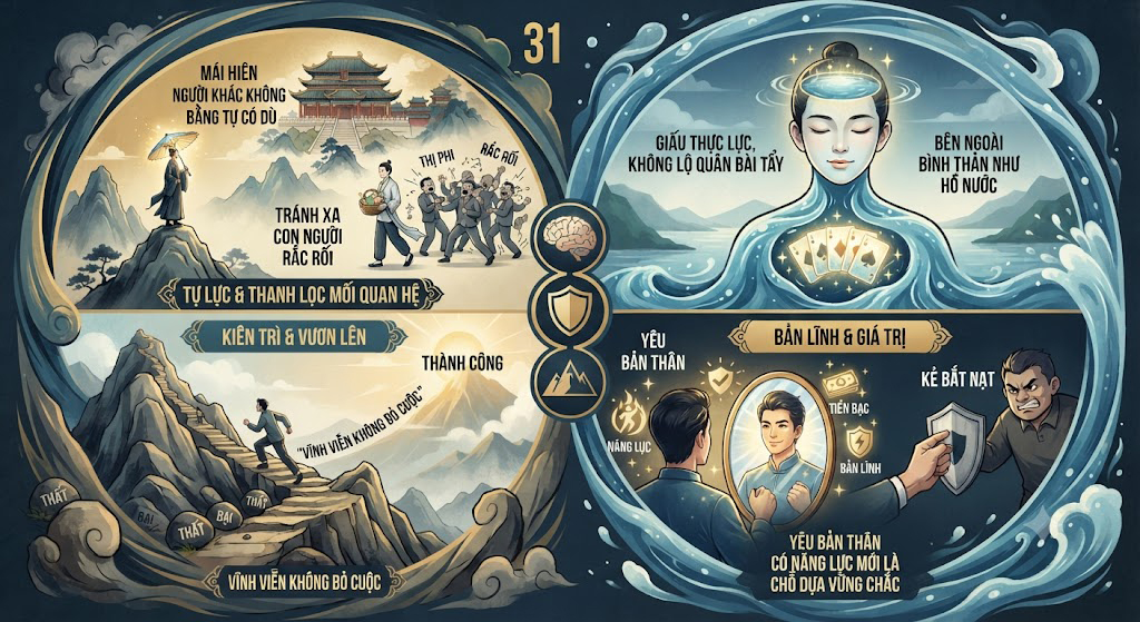 31 NGUYÊN TẮC SINH TỒN VÀ BẢN LĨNH TỰ LẬP: CHỖ DỰA VỮNG CHẮC NHẤT LÀ CHÍNH MÌNH 🛡️✨