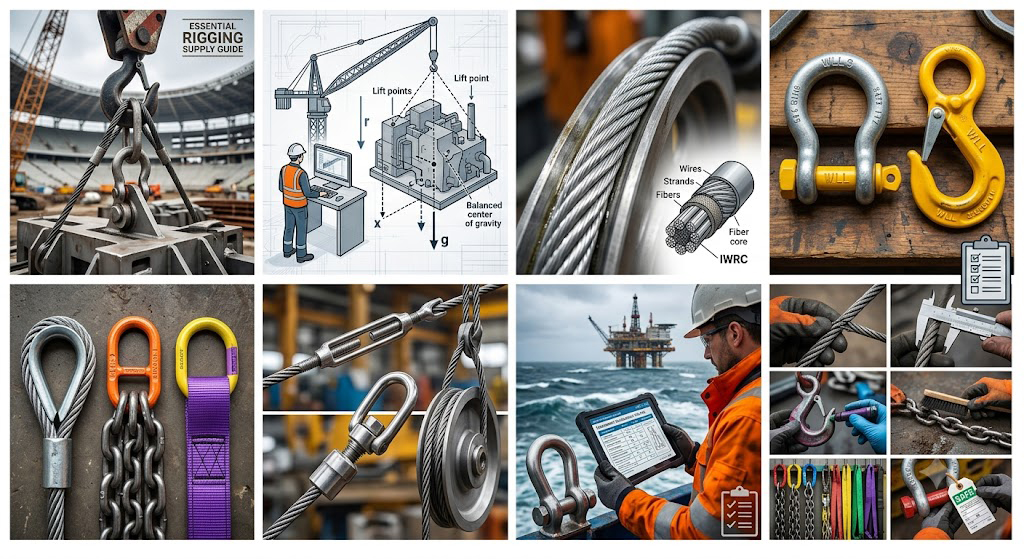 Cáp thép và thiết bị nâng hạ công nghiệp: Hướng dẫn lựa chọn an toàn