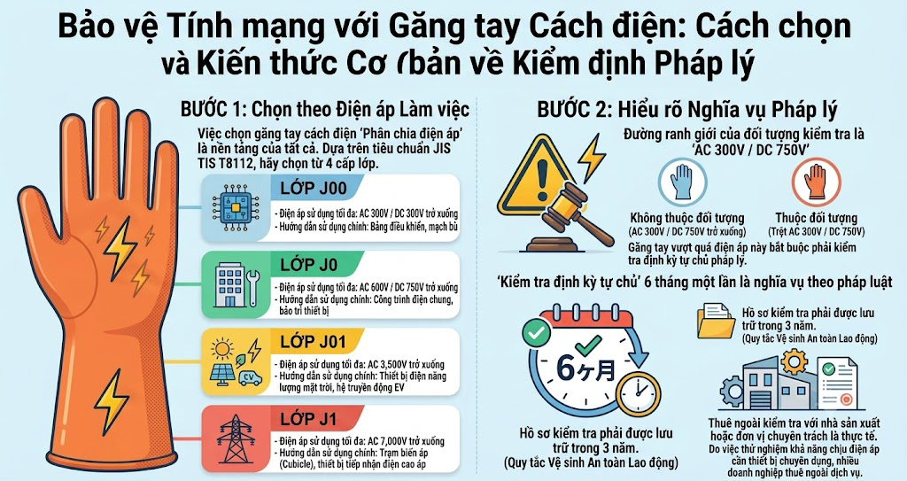 Găng Tay Cách Điện Là Gì? Hướng Dẫn Lựa Chọn Và Sử Dụng An Toàn Cho Nhà Máy