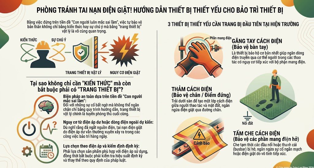 Hướng Dẫn Lựa Chọn Trang Bị An Toàn Điện Cho Nhà Máy Và Khu Vực Bảo Trì