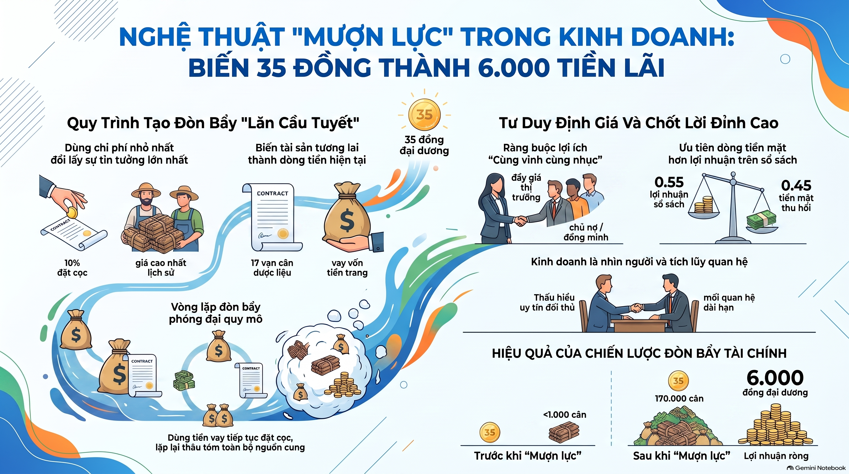 Mượn lực đánh lực: Nghệ thuật biến nguồn lực nhỏ thành năng lực kinh doanh lớn