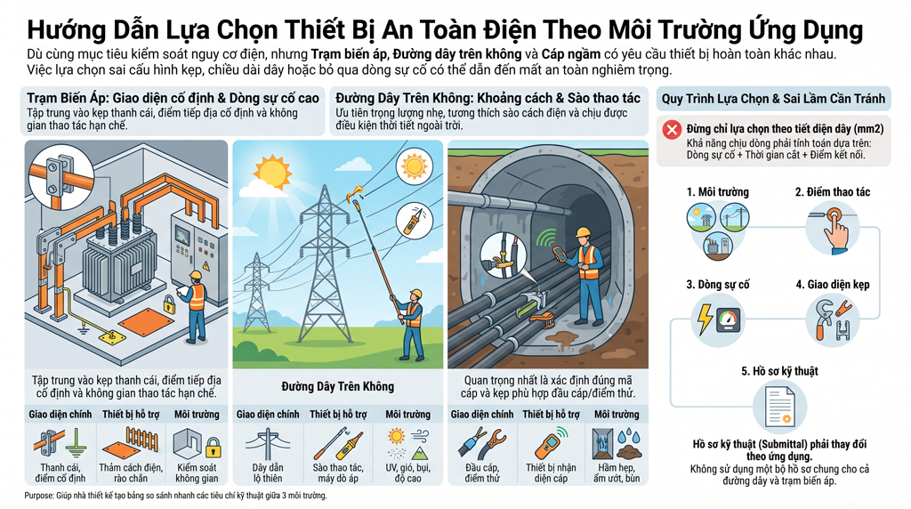 Hướng Dẫn Chọn Thiết Bị An Toàn Điện Theo Môi Trường Ứng Dụng