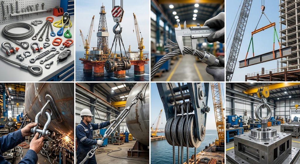 Thiết bị nâng hạ & Rigging: Hướng dẫn chọn và kiểm tra an toàn