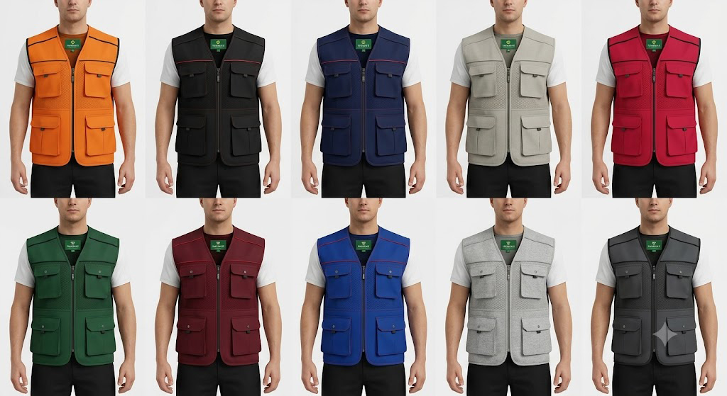 Áo Gile cho Kỹ Sư Xây Dựng TATEKSAFE GL-002: Giải Pháp An Toàn & Tiện Lợi