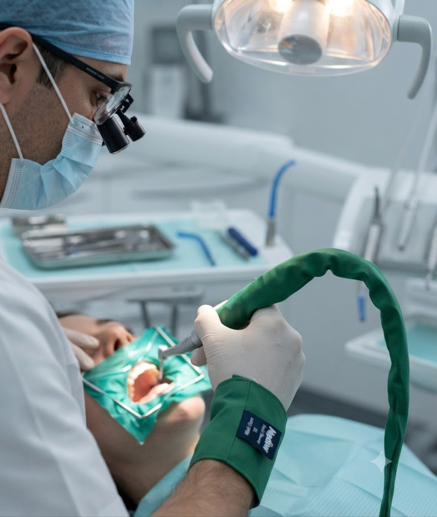 Săng Bọc Dây Khoan Phẫu Thuật Nha Khoa YT-RMNK01 – Giải Pháp Vô Khuẩn Cho Dây, Cáp Thiết Bị Y Tế