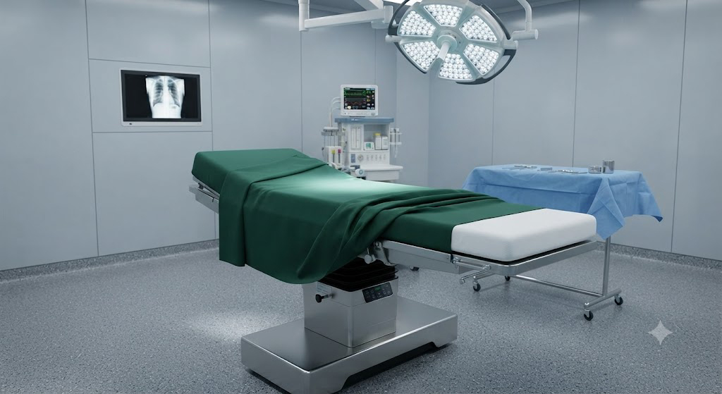 Săng Ga Giường Phẫu Thuật 150x200cm YT-SGGPT01 – Vải Phủ Bàn Mổ Cao Cấp, Kháng Khuẩn