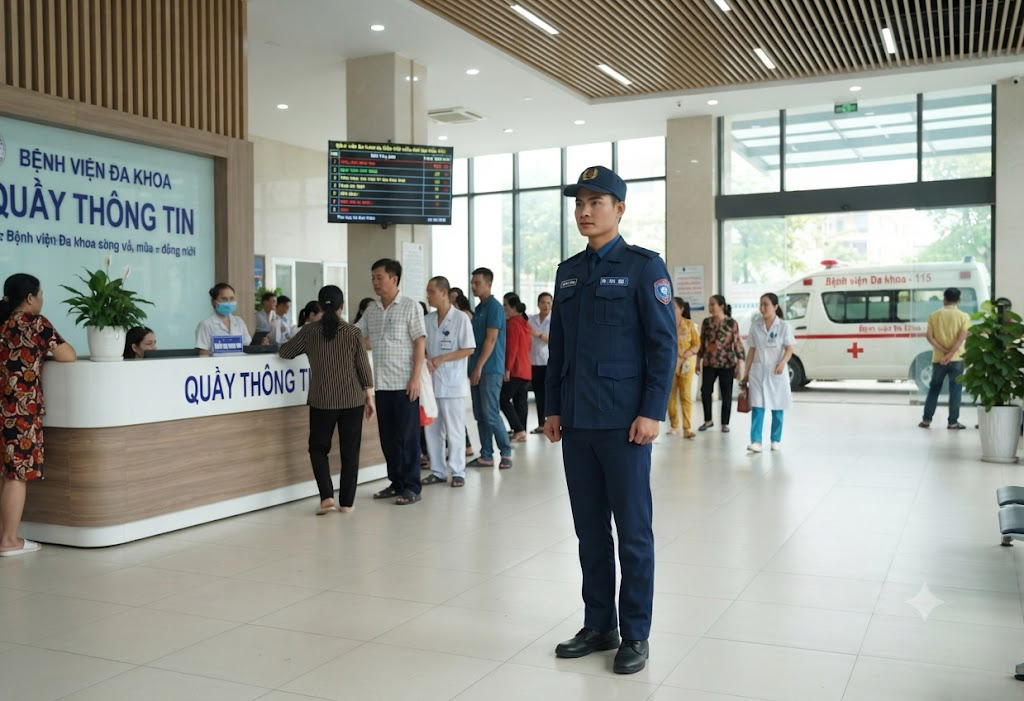 Trang Phục Nhân Viên Bảo Vệ Mùa Đông YT-NVBV01D – Uy Nghiêm Chuẩn An Ninh Cơ Sở Y Tế — ảnh 3