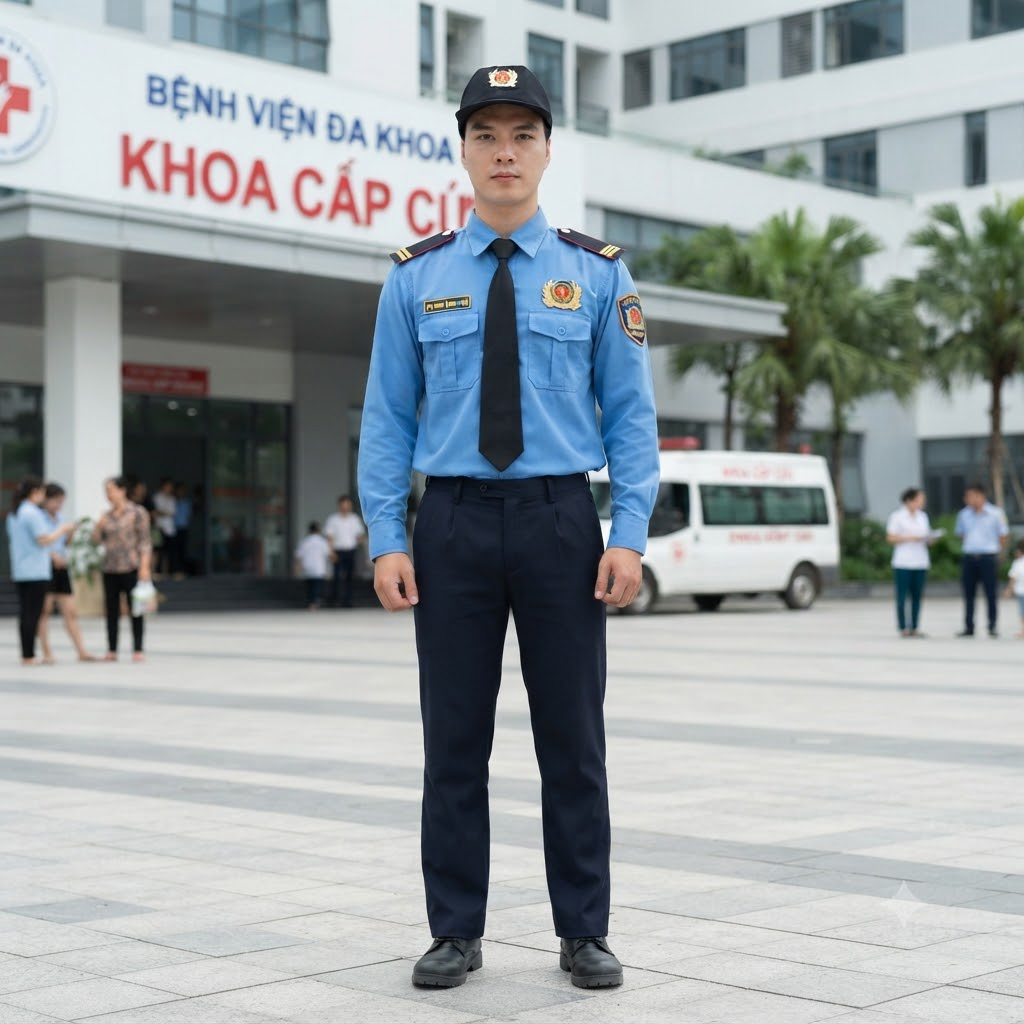 Trang Phục Nhân Viên Bảo Vệ Tay Dài Mùa Hè YT-NVBV02H – Chỉn Chu, Chuyên Nghiệp