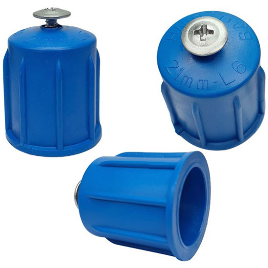 Béc tưới cây phun ngang họng phun 6 ly nối suôn phi 21 BN-INOX 21
