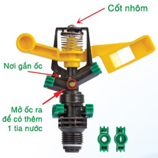 Béc Cánh Đập Chuồn Chuồn 2 Tia Kiểu Taiwan Ren Ngoài 21 B-389TW
