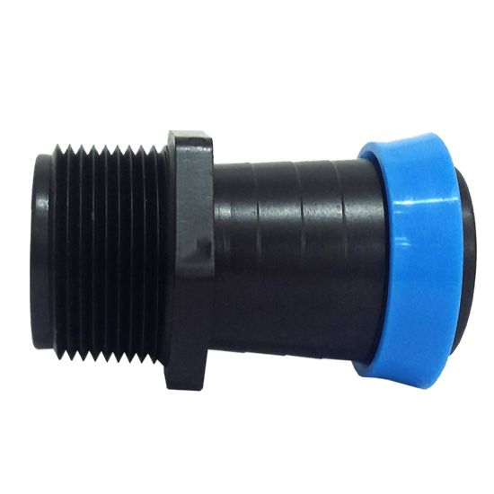 Nối khóa 1 đầu ống dẹp 49 + 1 đầu ren ngoài 49 NK.49-RN 49