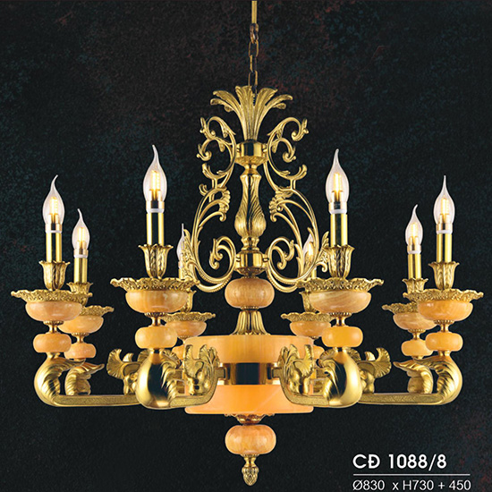 Đèn Chùm Đồng HUFA CĐ 1088/8