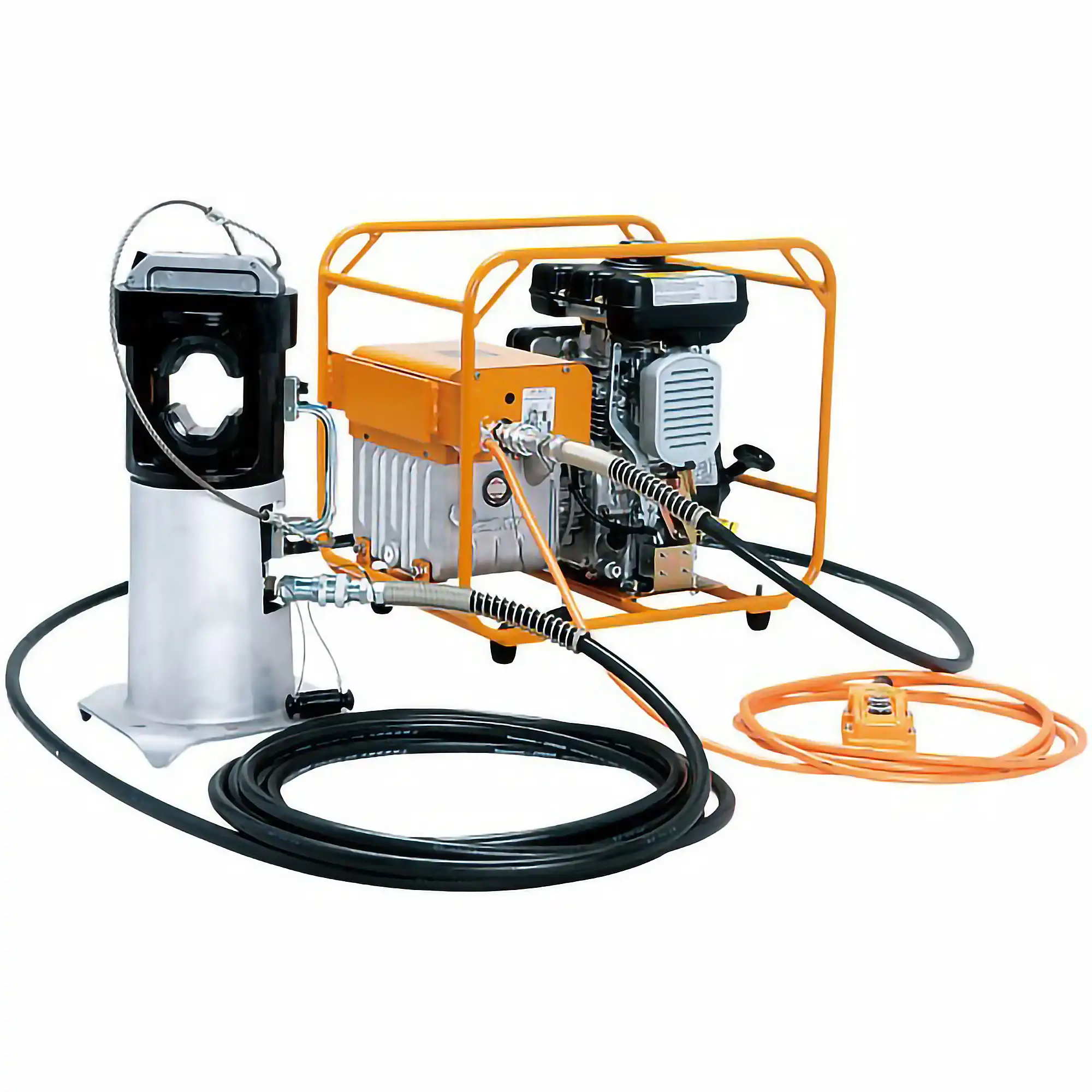 Bơm Thủy Lực Chạy Động Cơ Xăng IZUMI HPE-4 – Tác Động Kép, Áp Suất 68.5MPa, Điều Khiển Từ Xa Tự Động